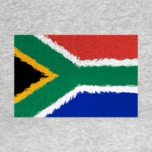 Extruded flag of South Africa T-Shirt